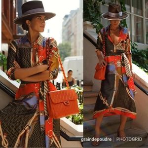 Zara dress Print chain